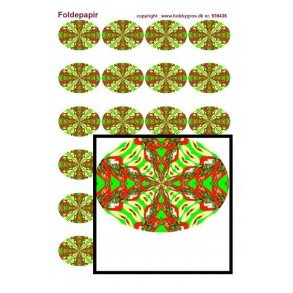 Foldepapir, kalejdoskop, jul, hjerter