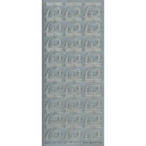 Stickers - Tal, 75, slv