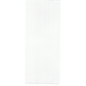 Stickers - Bort kde m/sm blomster, hvid