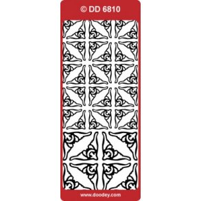 Stickers - Hjrner, smalle, slv