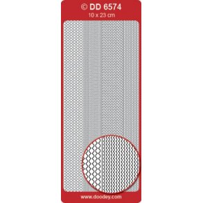 Stickers - Borter, streger, 4 slags, slv