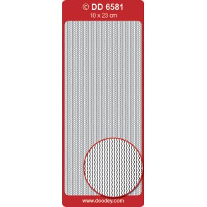 Stickers - Bort, lille bld zig zag, kobber