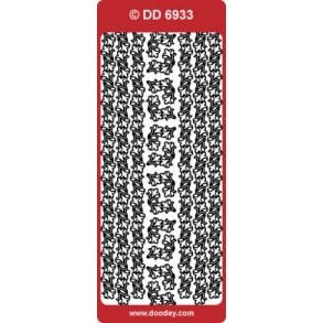 Stickers - Bort og hjrner, guld