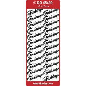 Stickers - Fdselsdagen, guld