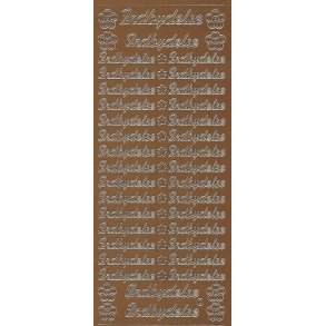 Stickers - Indbydelse, kobber