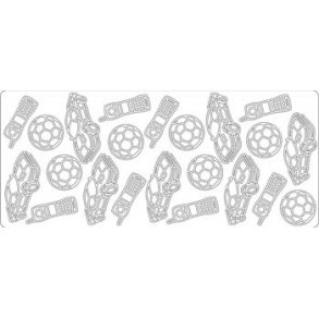 Stickers - Konfirmation, bil, mobil, bold