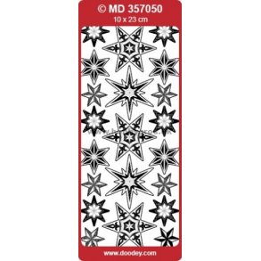 Stickers - stjerner, guld