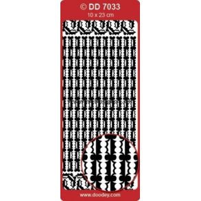 Stickers - Borter & hjrner, jul, kristtjrn, guldfarvet