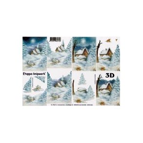 3D ark - Jul, snelandskab