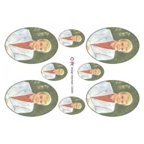 3D ark - Konfirmation. Dreng, ovaler