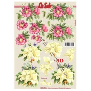 3D ark - Blomster, hyben