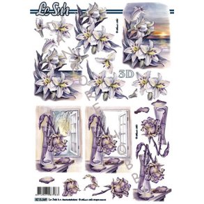 3D ark - Blomster, kondolance 