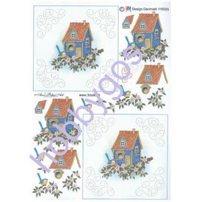 3D sy ark - Fugle, fuglehus, rede