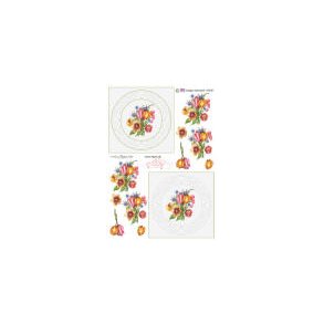 3D sy ark - Blomster