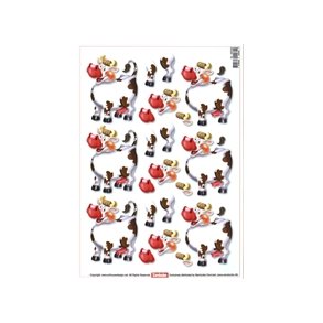 3D ark - B�rnemotiv, glad ko