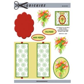 3D ark - Pske, blomster