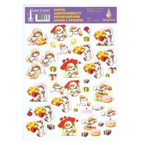 3D ark - B�rnemotiv, Mylo, f�dselsdag, pakker