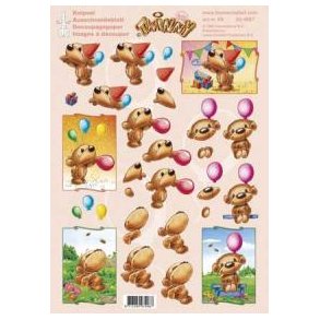 3D ark - B�rnemotiv, ballon og fest