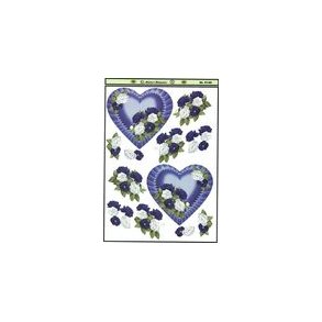 3D ark - Bryllup, m.m. hjerter bl�