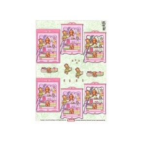 3D ark - Baby, ting, pige, lyser�d