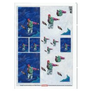 3D ark - Fritid, lystfisker, flue