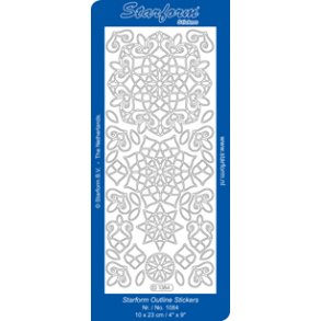 Stickers - Hjrner, Julestjerner, slv