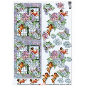 3D ark - Blomster, syren, amor