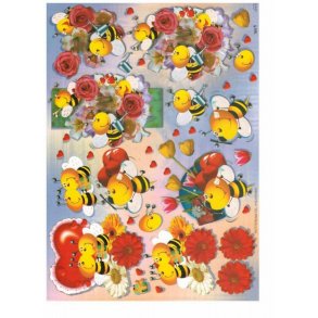 3D klippeark - Sjove bier