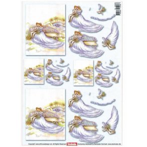 3D ark - Bryllup, brudepar p� b�nk