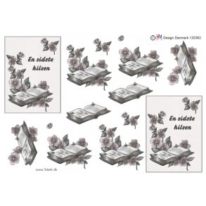 3D ark - Blomster, bibel, kondolance