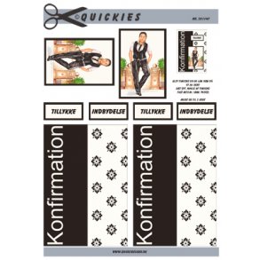 3D ark - Konfirmation. Dreng, asiat