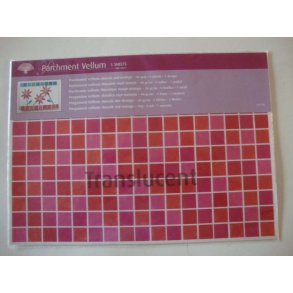 Mosaik r�d/orange, 5 ark, 90g, A4