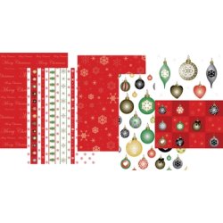 Jule motiver, 5 ark, A4, 150g