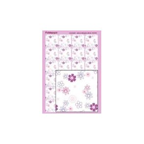 Foldepapir, blomster