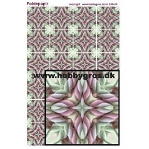 Foldepapir, kalejdoskop, garn