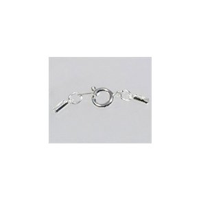 Smykkel�s / fjederl�s, fors�lvet, 4 mm, 8 stk