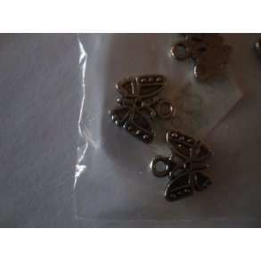 Metalvedhng sommerfugl FS, 6 stk