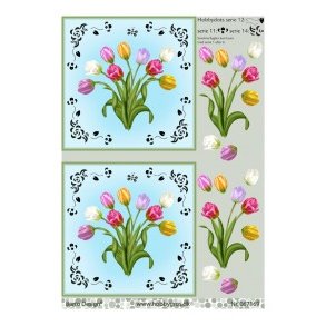 3D ark - Blomster, tulipaner