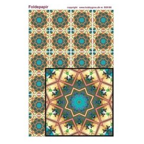 Foldepapir, kalejdoskop, stjerne