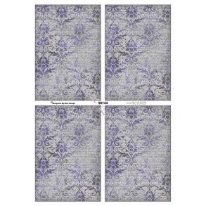 Baggrundspapir, gammel skrift og lilla blomster