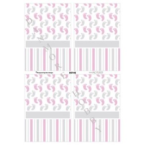 Baggrundspapir, baby, pige, fodaftryk