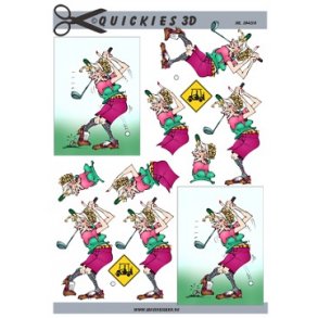 3D ark - Fritid, golf, dame