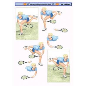 3D ark - Sport. Tennis pige