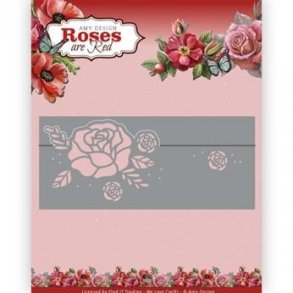 Dies/skre stencil, Amy design ADD10300, rose udskring