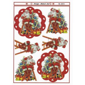 3D ark - Jul, Julemand Pynter Juletr�