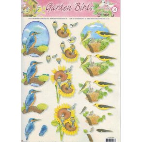 3D ark - Fugle, isfugl & musvitter