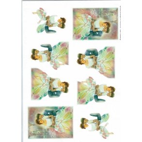 3D ark - Bryllup, brudepar, springvand