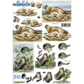 3D ark - Havdyr, sler