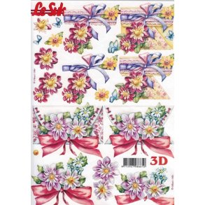 3D ark - Blomster
