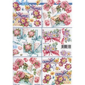 3D ark - Sm motiver, blomster